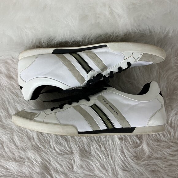 Y-3 Yohji Yamamoto x Adidas Sala Men\'s White Low Rise Sneakers UK 11D US 11.5